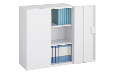 両開き書庫(W900×D400×H1050)の商品画像