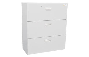 3段ラテラル書庫(W900×D400×H1050)の商品画像