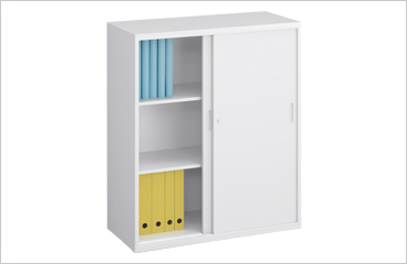 スチール引違い書庫(W900×D400×H1050)の商品画像