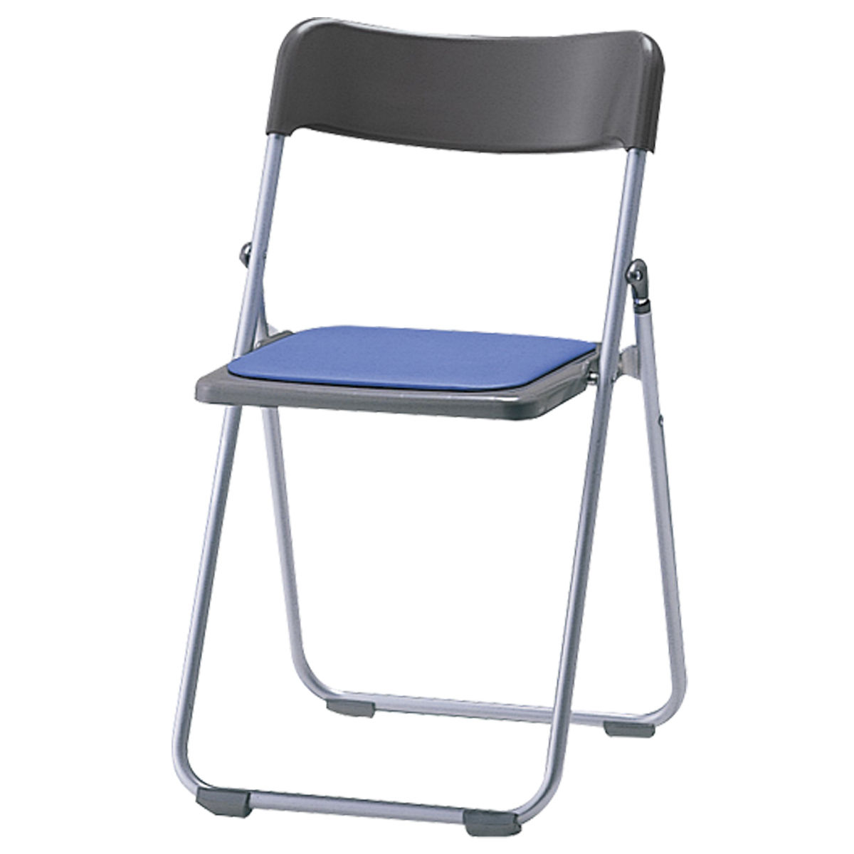 軽量樹脂折りたたみ椅子 レザー張り座パッド付き（W440×D438×H735）