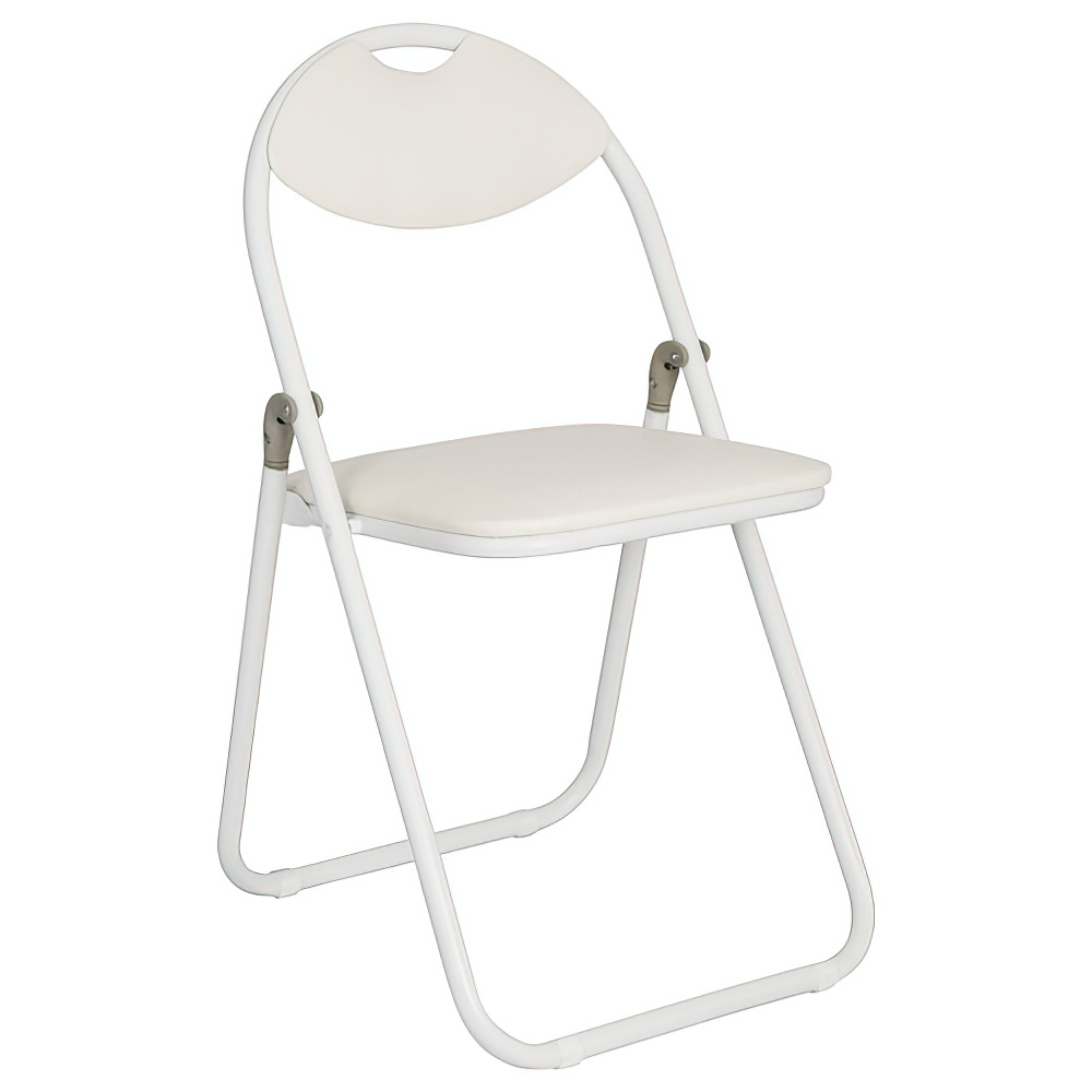 折りたたみ椅子 ホワイトフレーム（W430×D475×H795）
