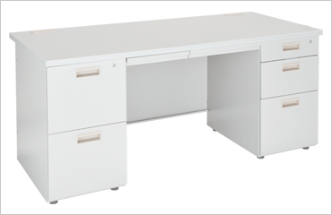 事務用両袖机(W1600×D700×H700)の商品画像