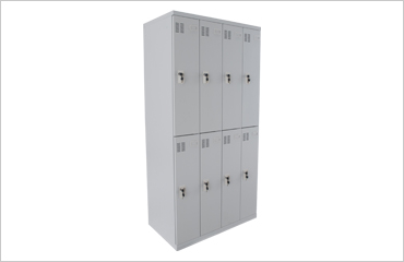 カグクロ 8人用スチールロッカー(W900×D515×H1790)の商品画像