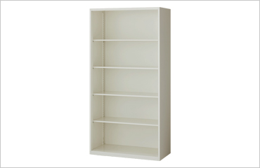 オープン書庫 ニューグレー（W900×D450×H1800）の商品画像