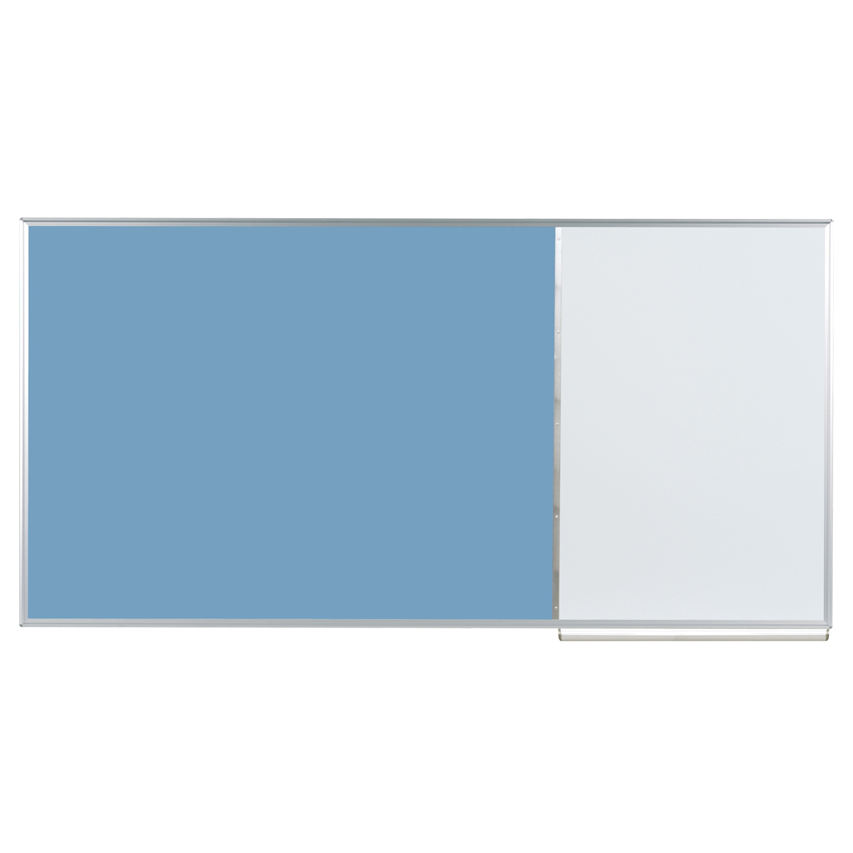 壁掛けコンビボード 幅1810 高さ910 ブルー ボード その他ボード 壁掛掲示板 プレゼン用品 展示用ボード パネル 掲示板 ホワイトボード ハイブリッド チラシ ポ