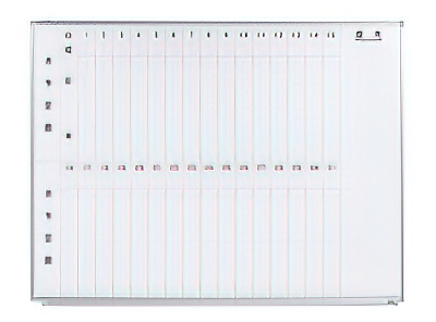 壁掛けホワイトボード 月予定 縦書き 幅1200 高さ905 WSK-1290V 通販