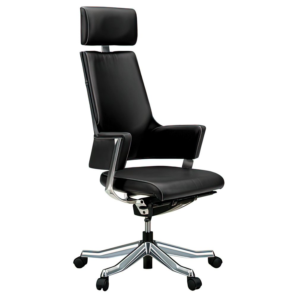 デルフィ ハイバック レザータイプ（W635×D635×H1150-1250）