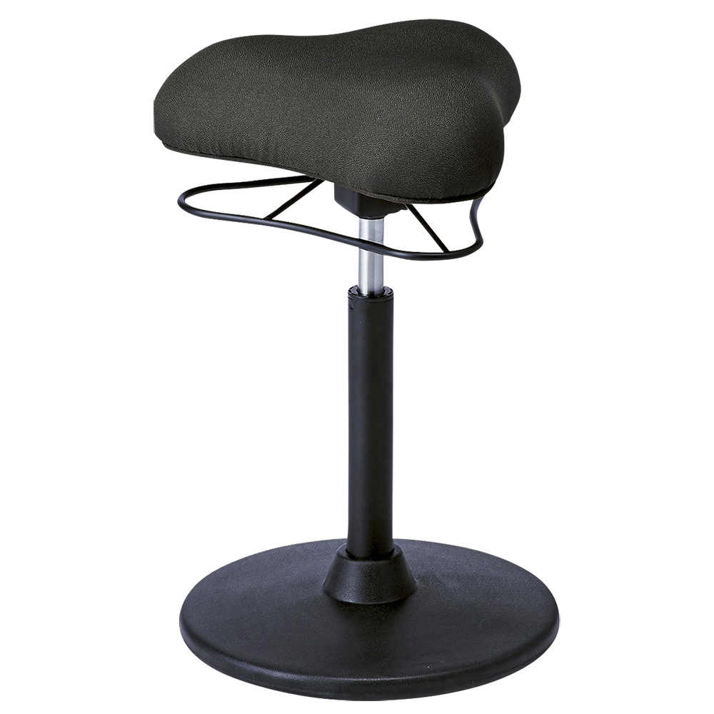 プロポーションスツール ハイタイプ 幅410 奥行410 高さ610-860 ブラック チェア ミーティングチェア スツール 椅子 ラウンジチェア オフィス デスク テーブル