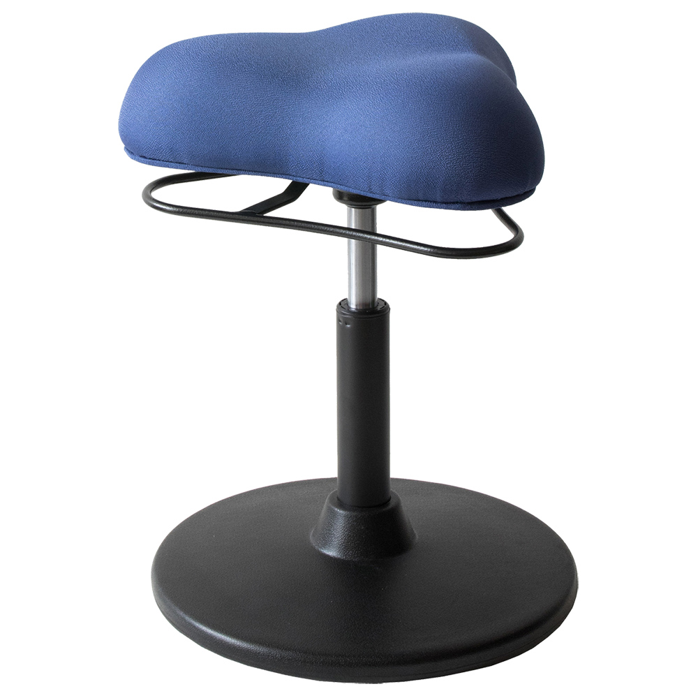 プロポーションスツール ロータイプ 幅410 奥行410 高さ510-660 ブルー チェア ミーティングチェア スツール 椅子 ラウンジチェア オフィス デスク テーブル ク