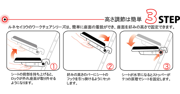 スイングプロワークチェア 幅420 奥行590 高さ930 RC-PW600S 通販 オフィスチェア・事務椅子 オフィス家具のカグクロ