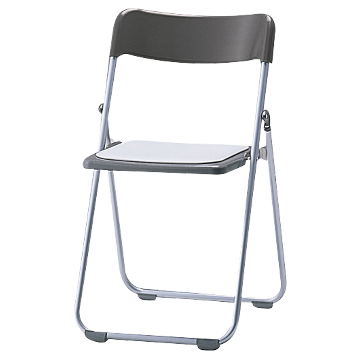 軽量樹脂折りたたみ椅子 レザー張り座パッド付き（W440×D438×H735）
