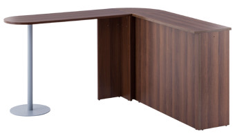 ジェイ ハイカウンター専用サイドテーブル（W1400×D450×H1000）の設置例2