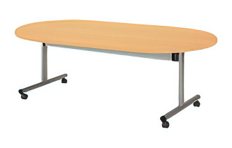 角型フラップテーブル TOYシリーズ 幅1500 奥行750 高さ700 NI