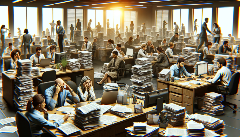オフィスにおけるストレスの主な原因