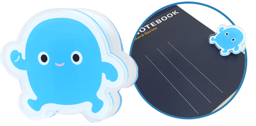 アクリルメモクリップ