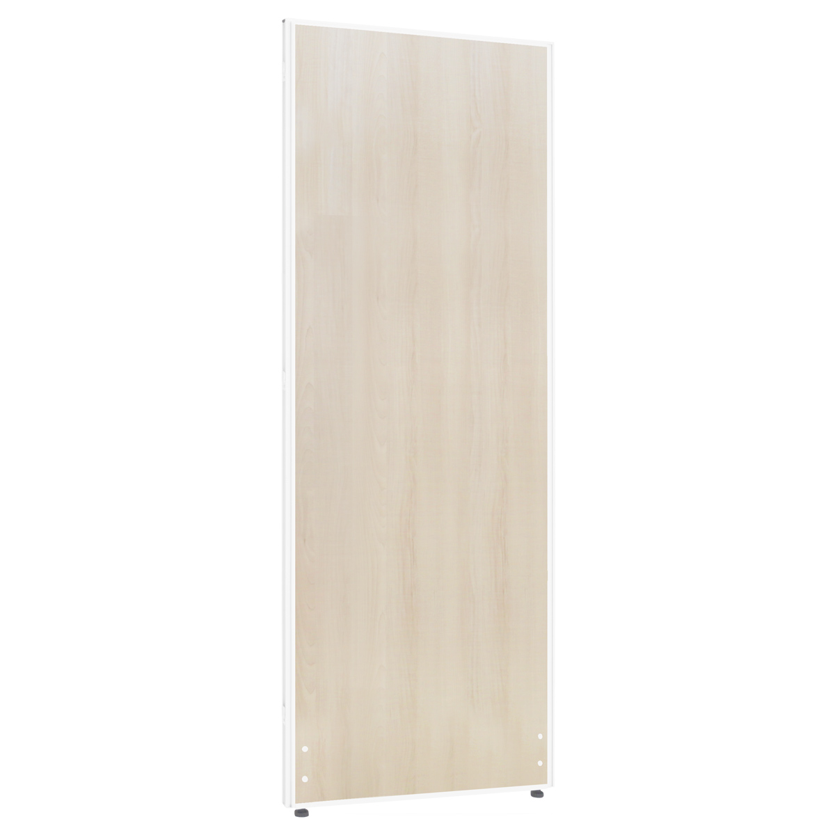 木目調ローパーテーション ホワイトフレーム KGシリーズ（H1600×W600）