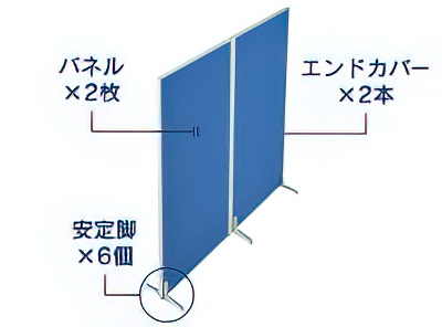 2枚を直線連結して使う場合