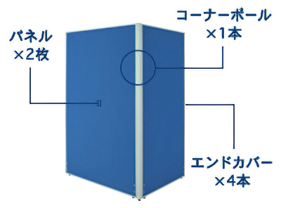 2枚をL字連結して使う場合