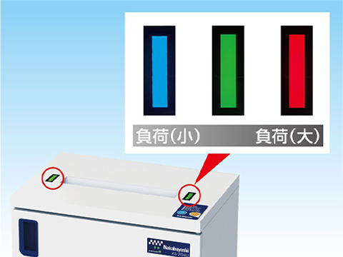 LEDインジケーター搭載