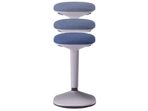 レバーで高さ調整可能