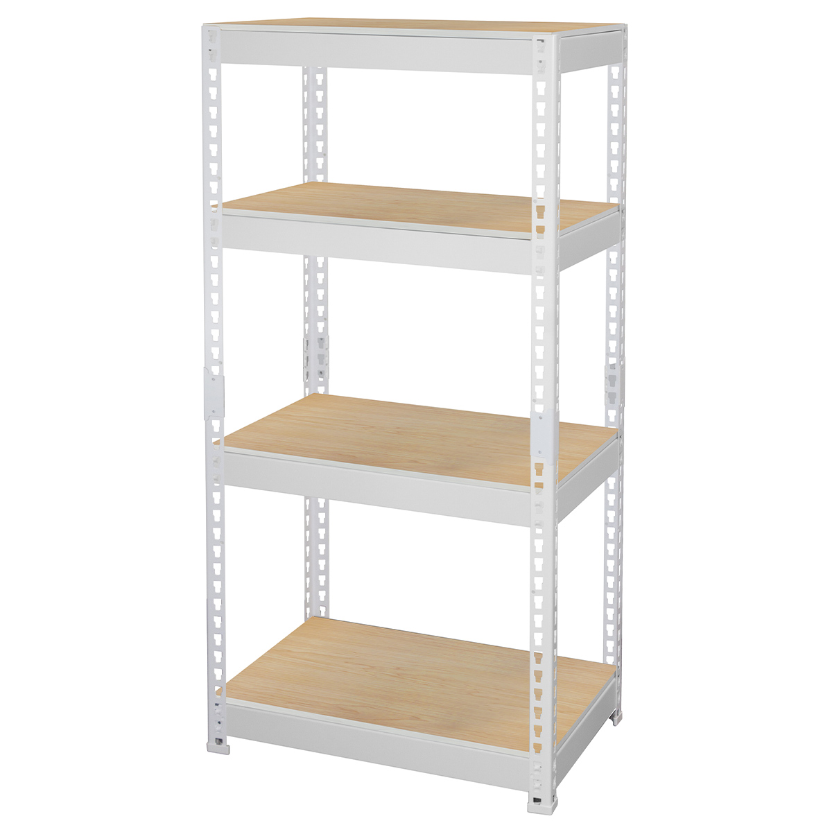 メタル＆ウッド4段キッチンラック（W610×D410×H1200）