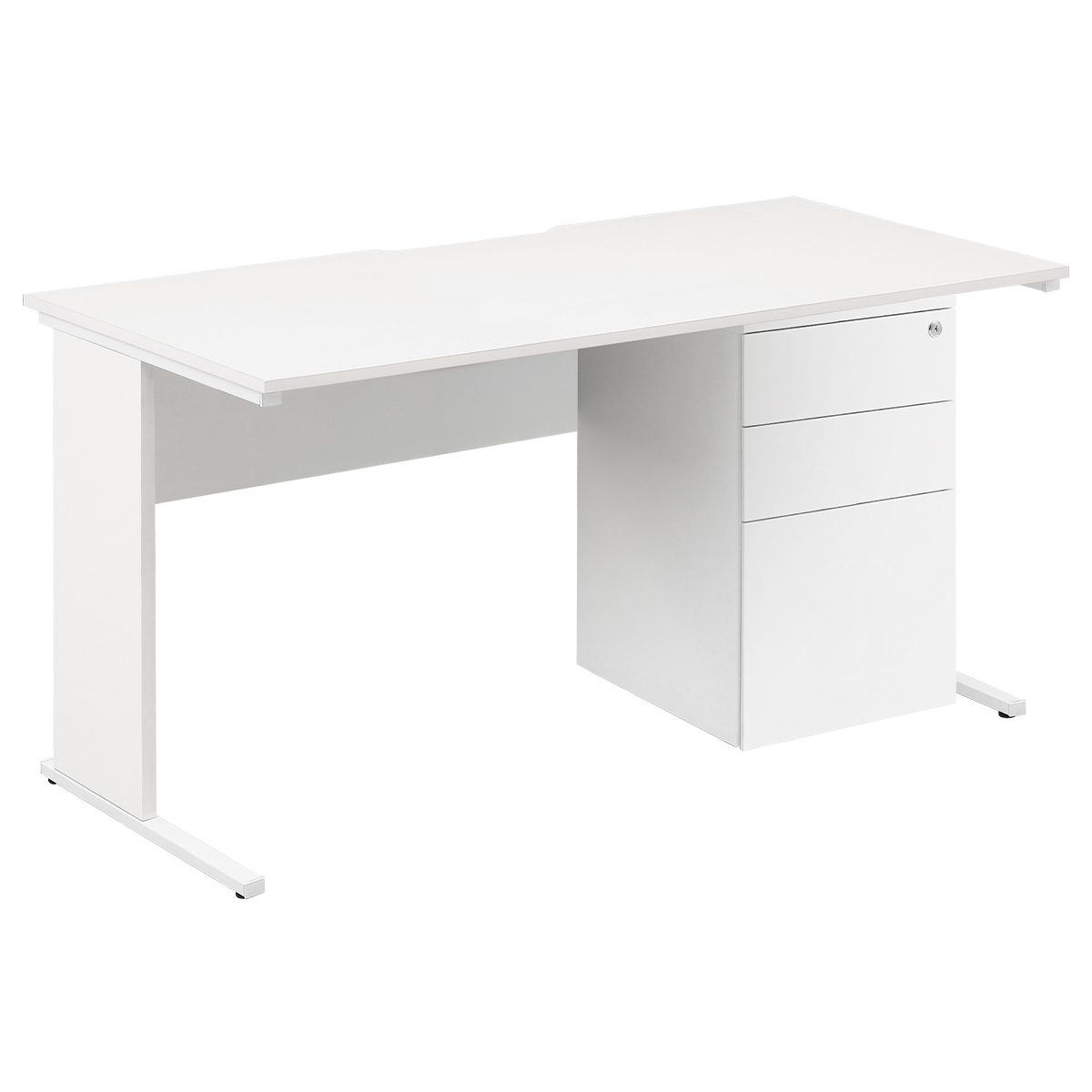 エコノミーデスク3段ワゴンセット（W1400×D700×H720）