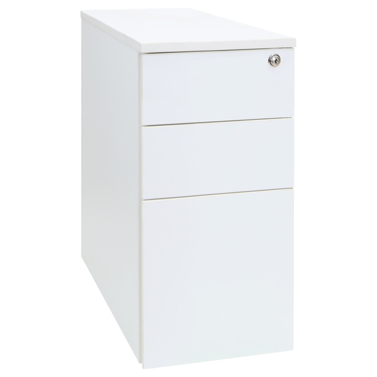 エコノミー木製3段スリムワゴン（W320×D450×H600）