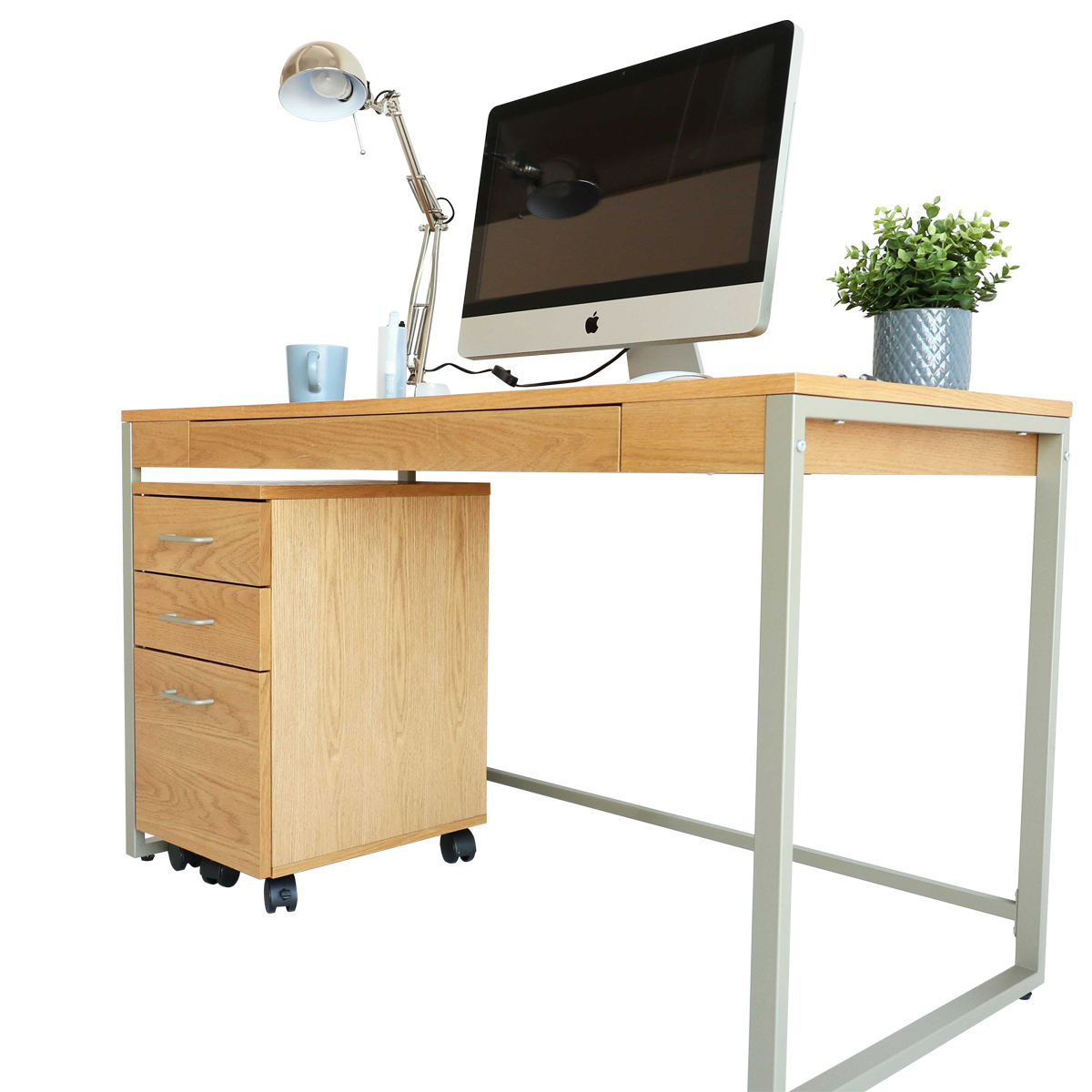 引き取り限定 DTMデスク Canvas Desk 弱から (STR-335) 