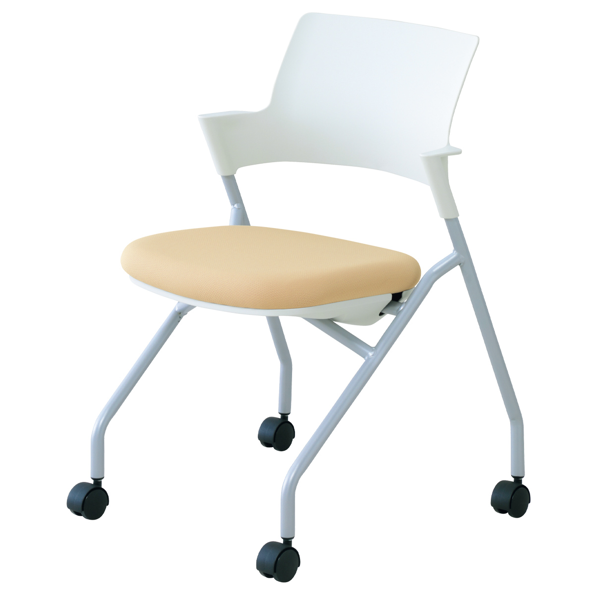 ハーフ肘ネスティングチェアYL6（W540×D530×H785）