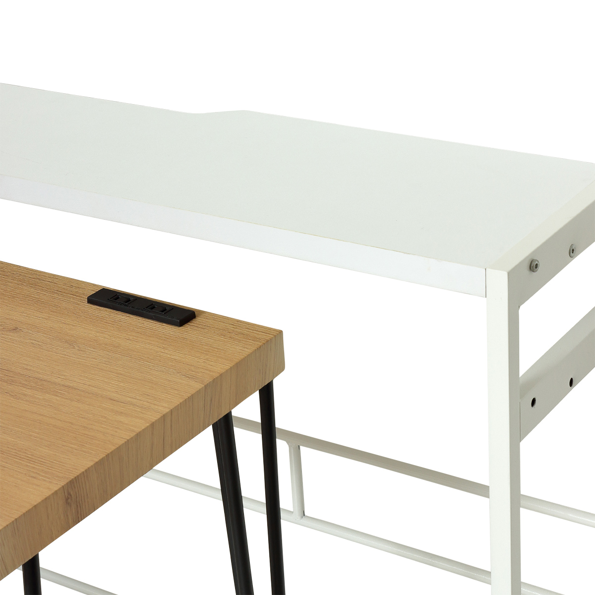 デュアルモニターテーブル(W1250×D250×H700・825)