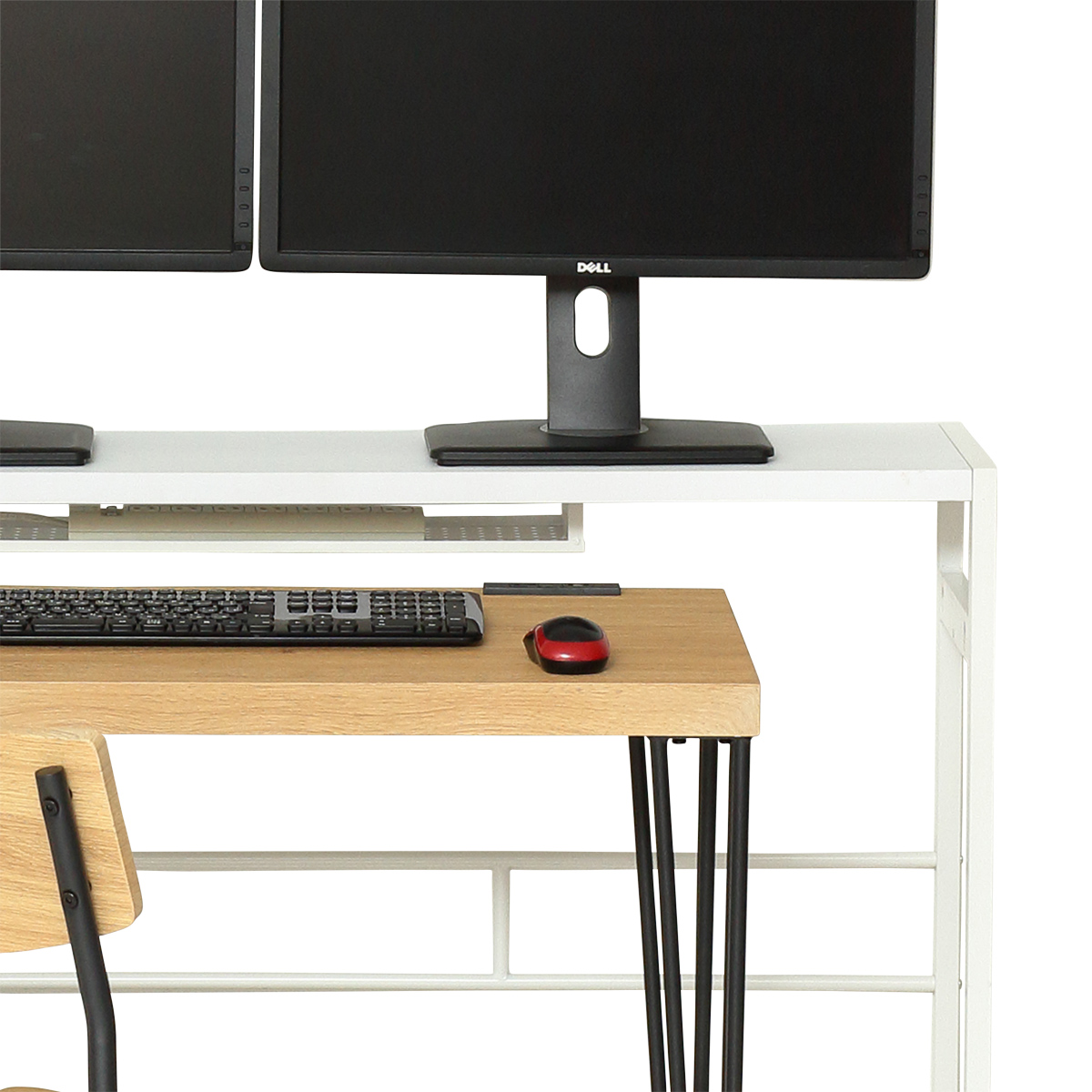 デュアルモニターテーブル(W1250×D250×H700・825)