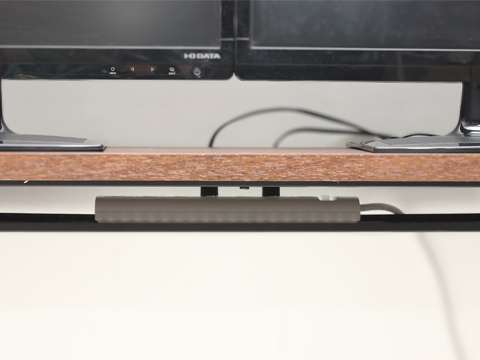 天板下ラック付き