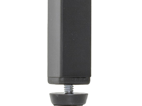 安定感を高めるアジャスター搭載