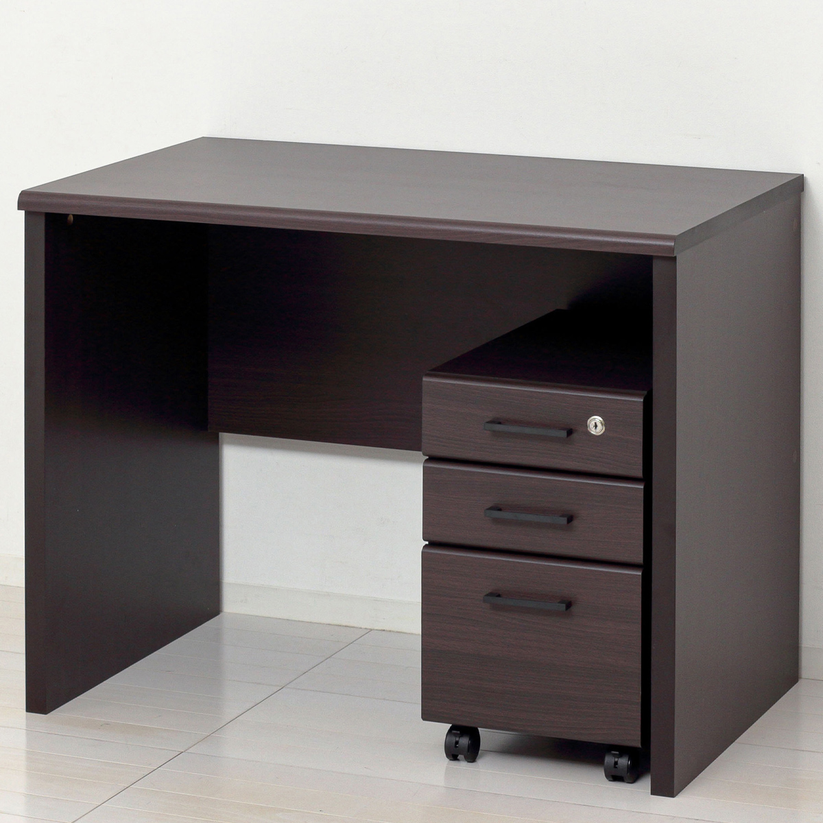 マーサ 鍵付きデスク(W900×D550×H700)2点セット