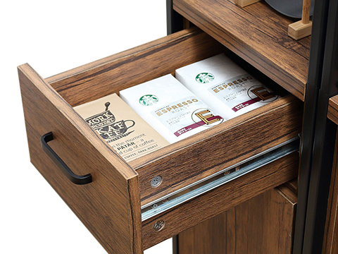 スライドレール式引き出し