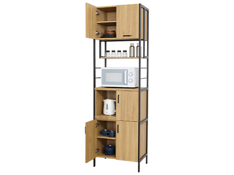 大容量の4扉収納