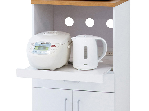 スライド棚搭載