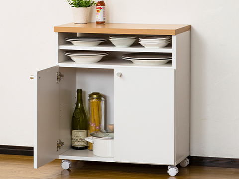 薄型＆キャスター付き