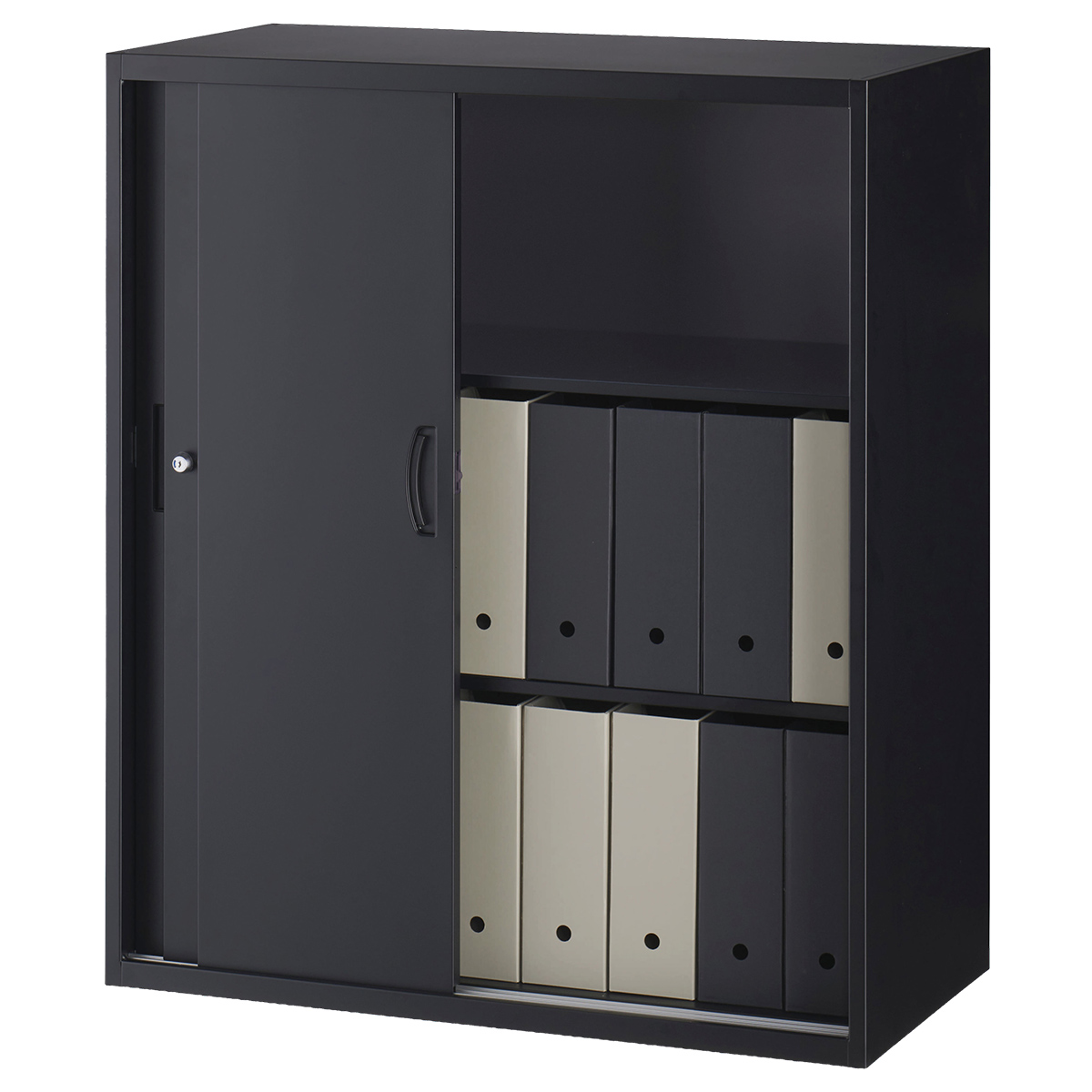 スチール引戸書庫 KW45シリーズ 幅900 奥行450 高さ1050 KW45-10S 通販