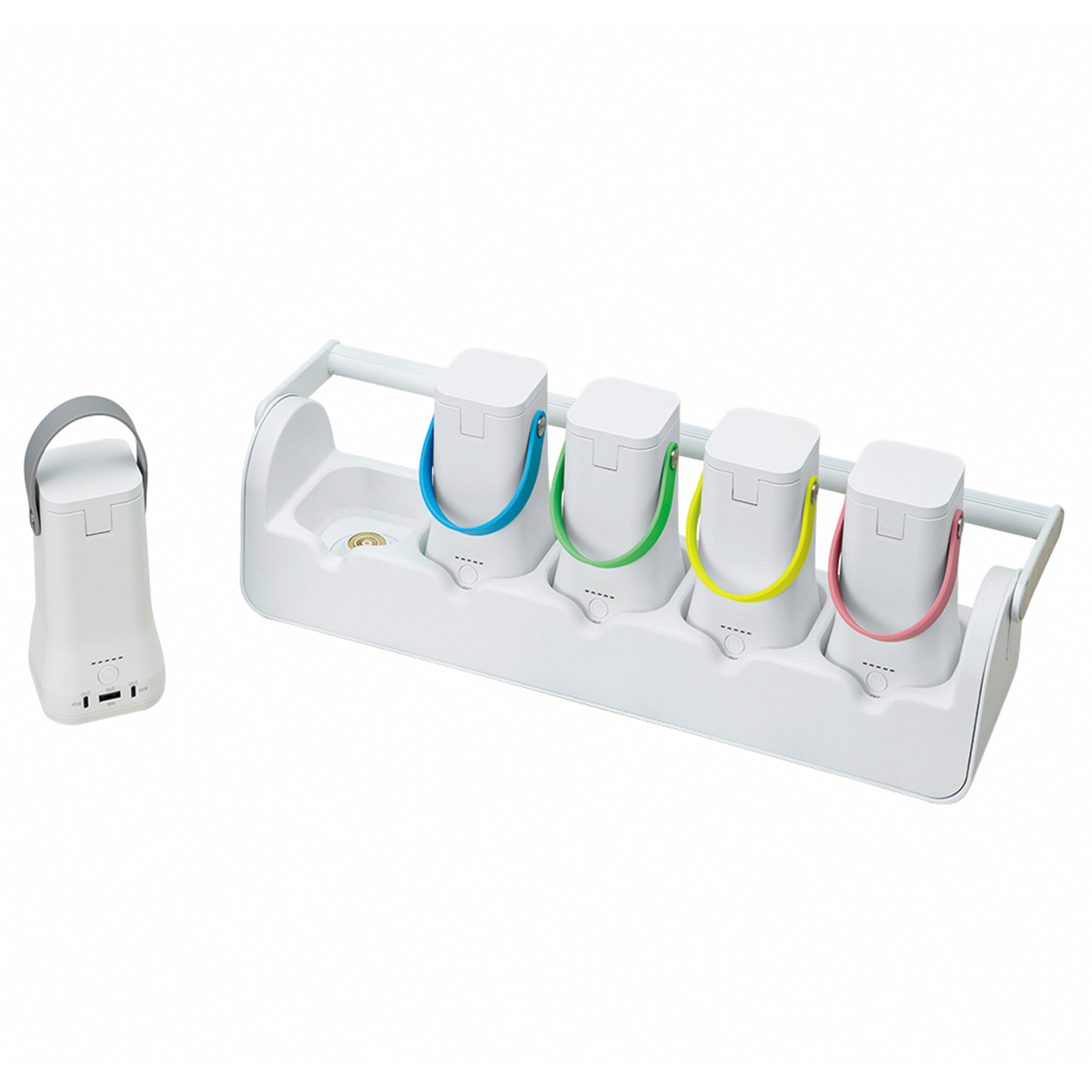 PoPoHu mini（ポポフミニ）ポータブルバッテリー 5台セット（W530×D116×H215）