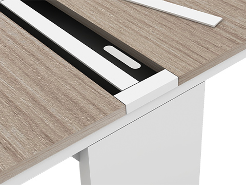 配線カバー付き