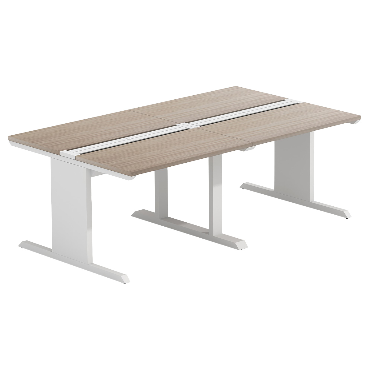 LASH（ラッシュ）両面デスク ティーレッグタイプ（W2000×D1200×H720）