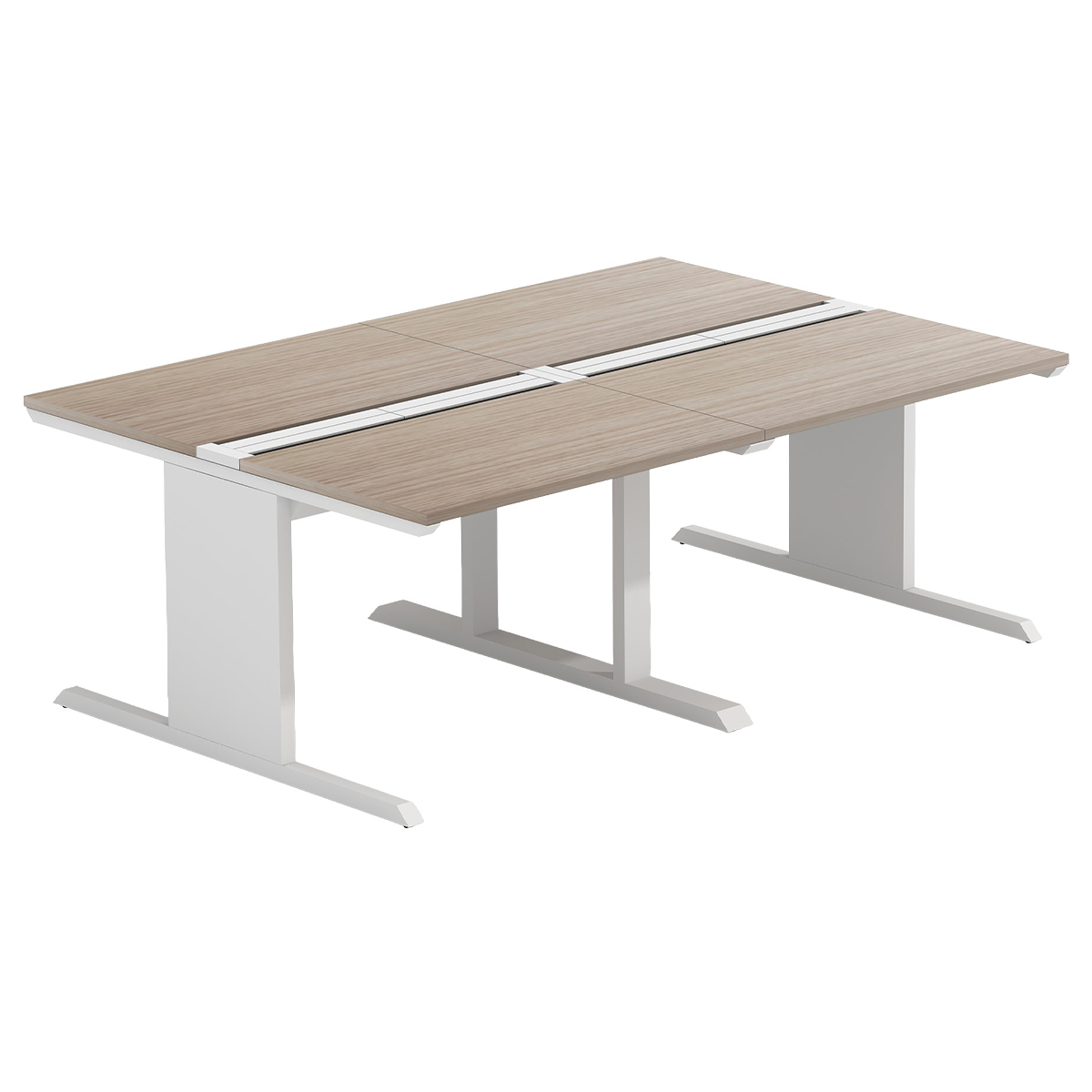 LASH（ラッシュ）両面デスク ティーレッグタイプ（W2000×D1400×H720）