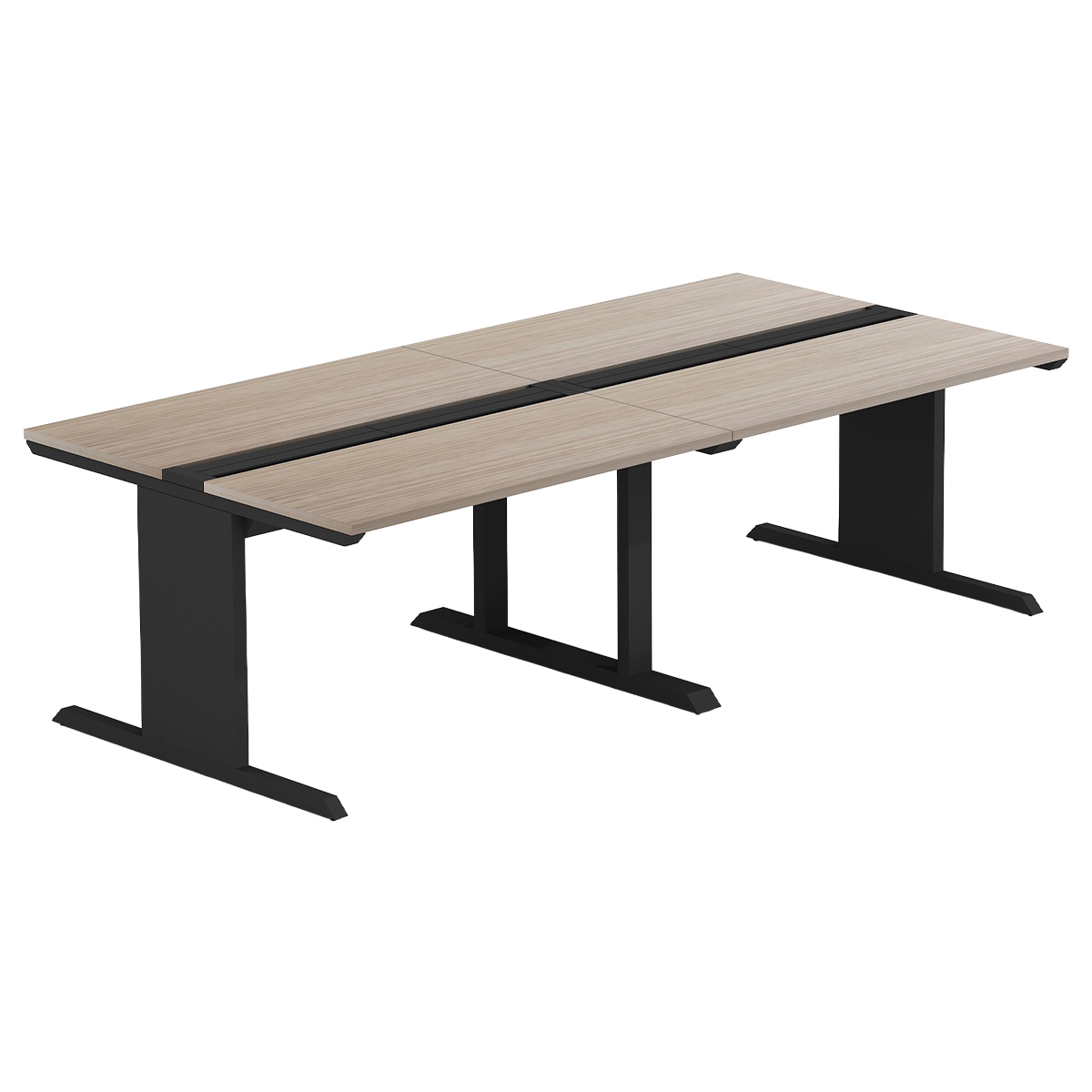 LASH（ラッシュ）両面デスク ティーレッグタイプ（W2400×D1200×H720）