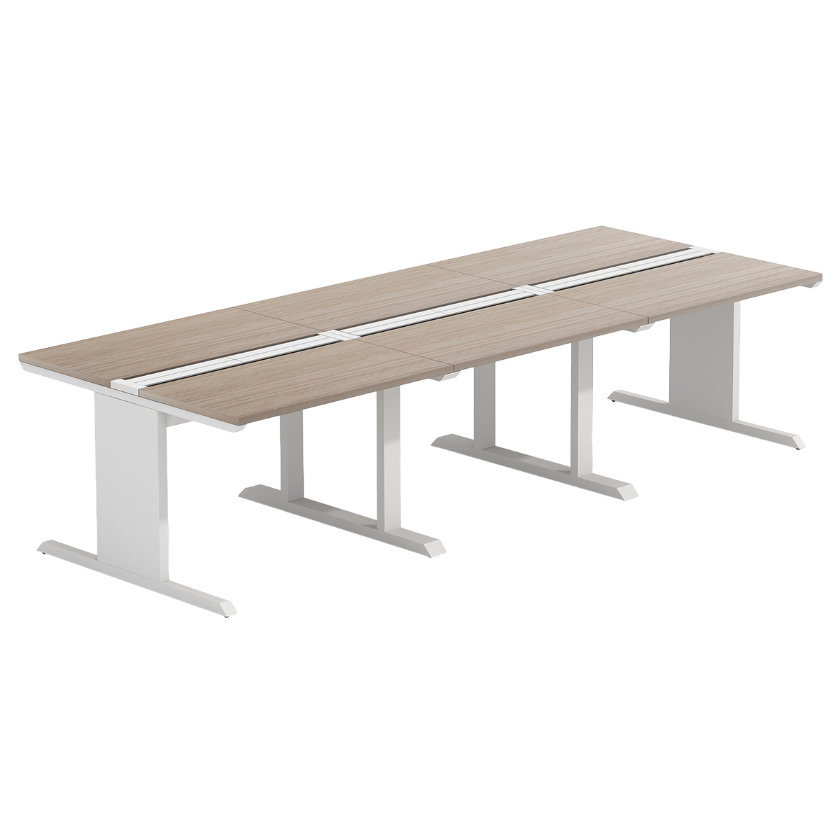 LASH（ラッシュ）両面デスク ティーレッグタイプ（W3000×D1200×H720）