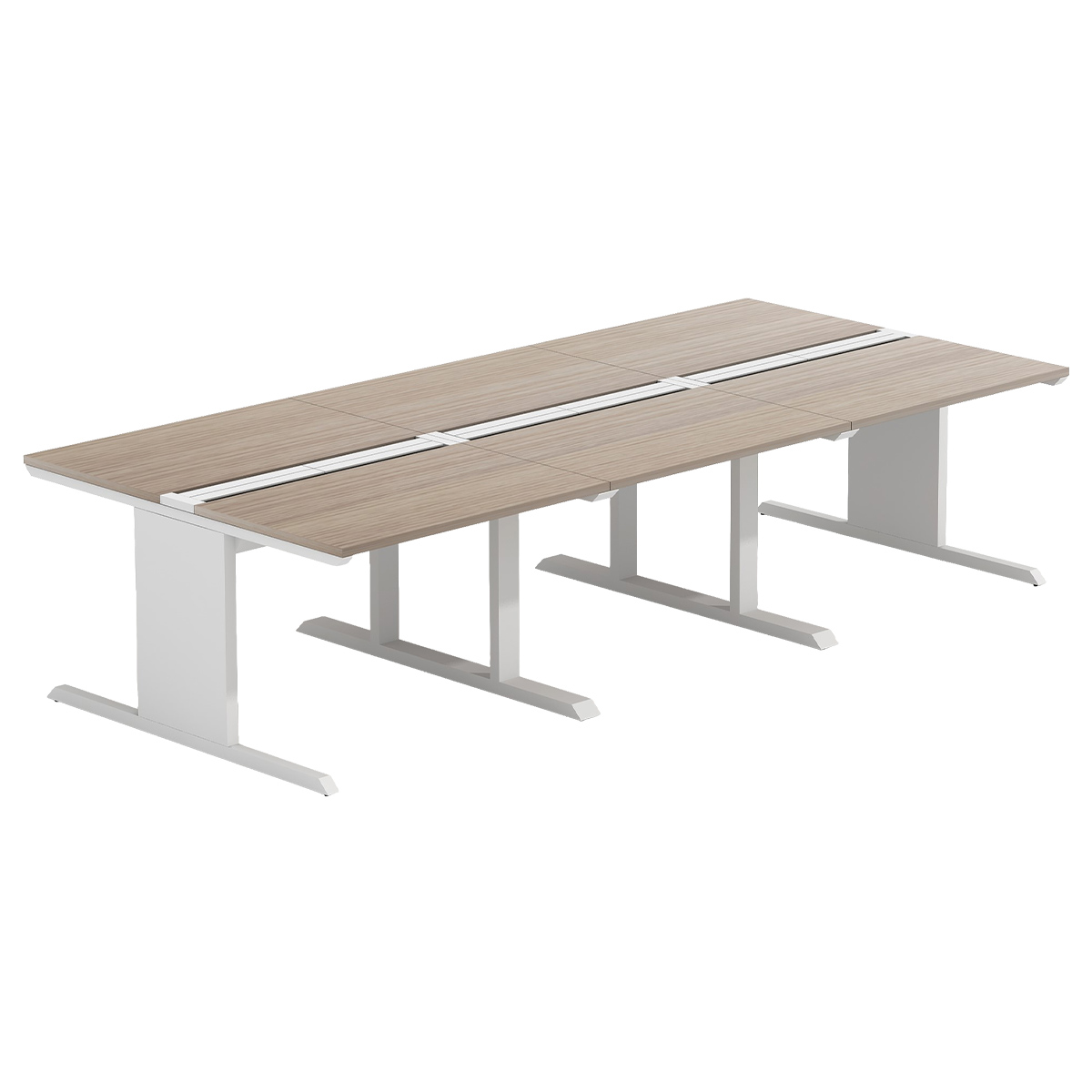 LASH（ラッシュ）両面デスク ティーレッグタイプ（W3000×D1400×H720）