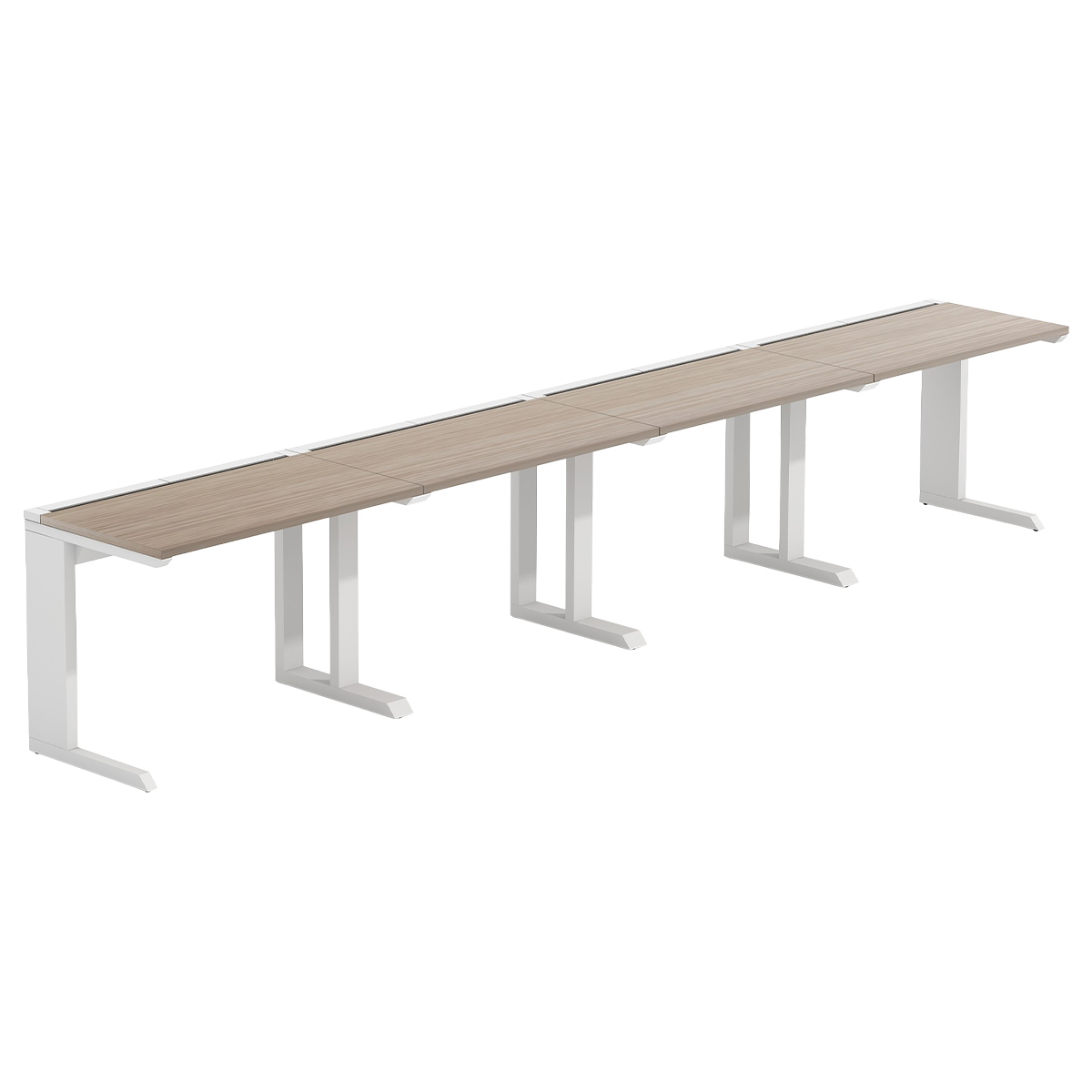 LASH（ラッシュ）片面デスク ティーレッグタイプ（W4000×D600×H720）