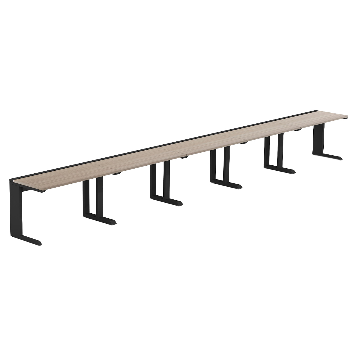 LASH（ラッシュ）片面デスク ティーレッグタイプ（W6000×D600×H720）