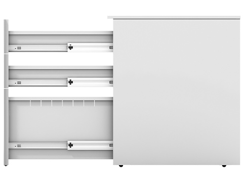 奥まで引き出せるフルオープン仕様
