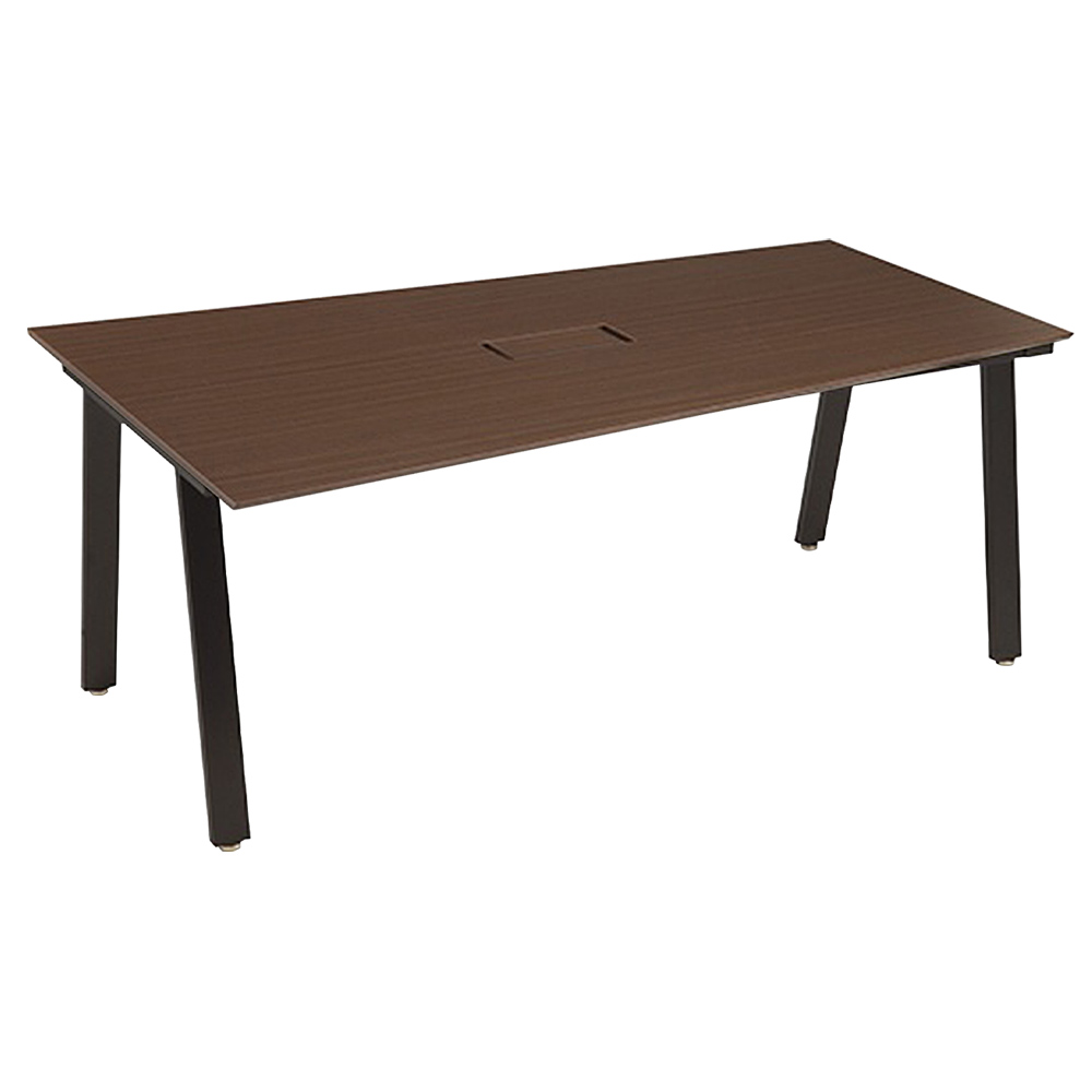 エランサ 台形ミーティングテーブル（W1800×D1100-800×H720）